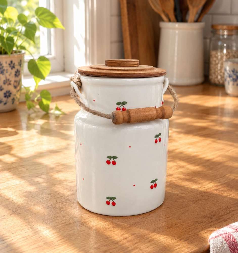 بانکه روغن آلبالو دسته کنفی